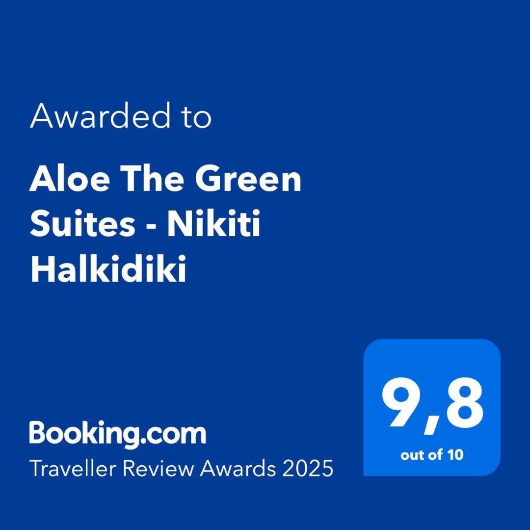 Aloe The Green Suites - Nikiti Halkidiki Kültér fotó